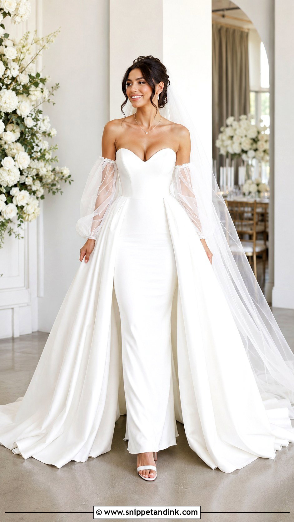 Convertible Ball Gown Wedding Dress - Snippet and Ink - 30 Wedding Ball Gown Ideas