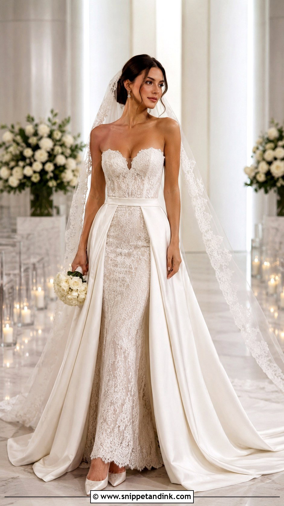 Convertible Evangeline Wedding Dress - Snippet and Ink - 20 Evangeline Wedding Dress Ideas