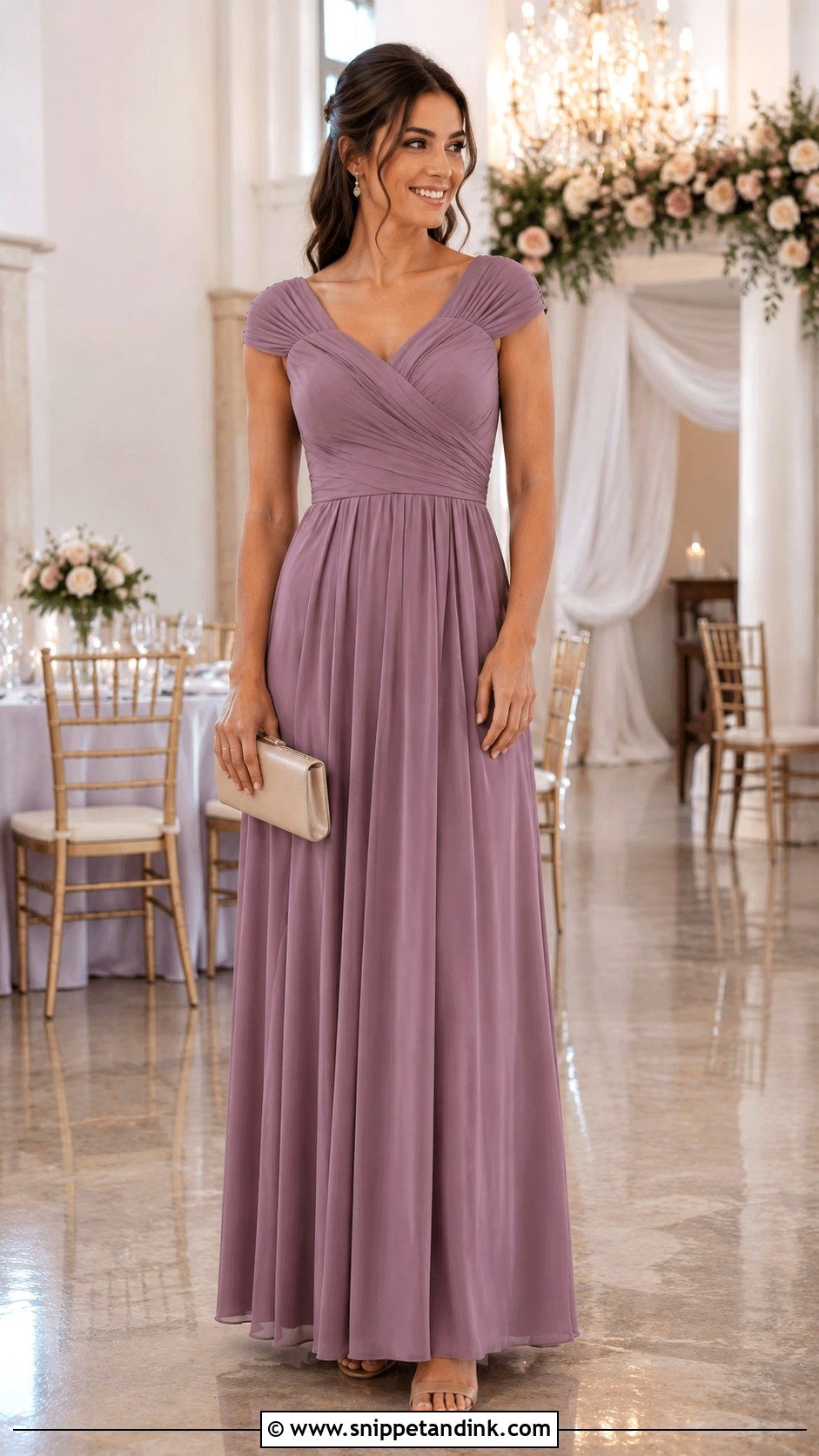 Convertible Matron of Honor Maxi Dress - Snippet and Ink - 20 Matron of Honor Ideas