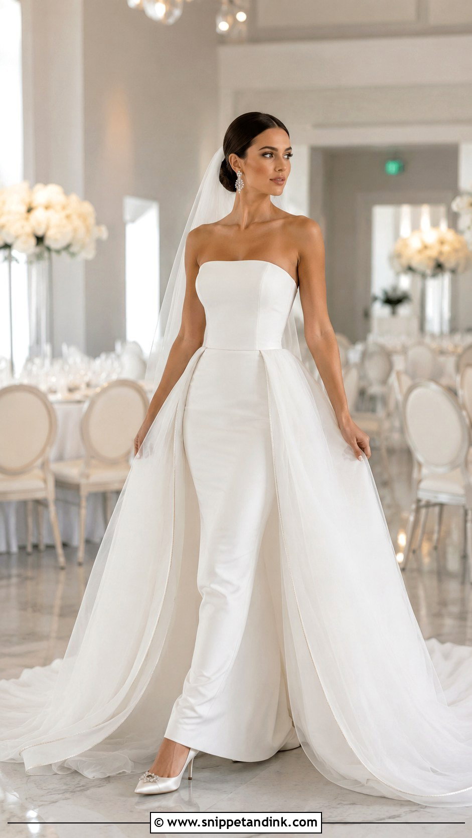 Convertible Overskirt Wedding Dress - Snippet and Ink - 20 Dream Wedding Dresses Ideas the Bride