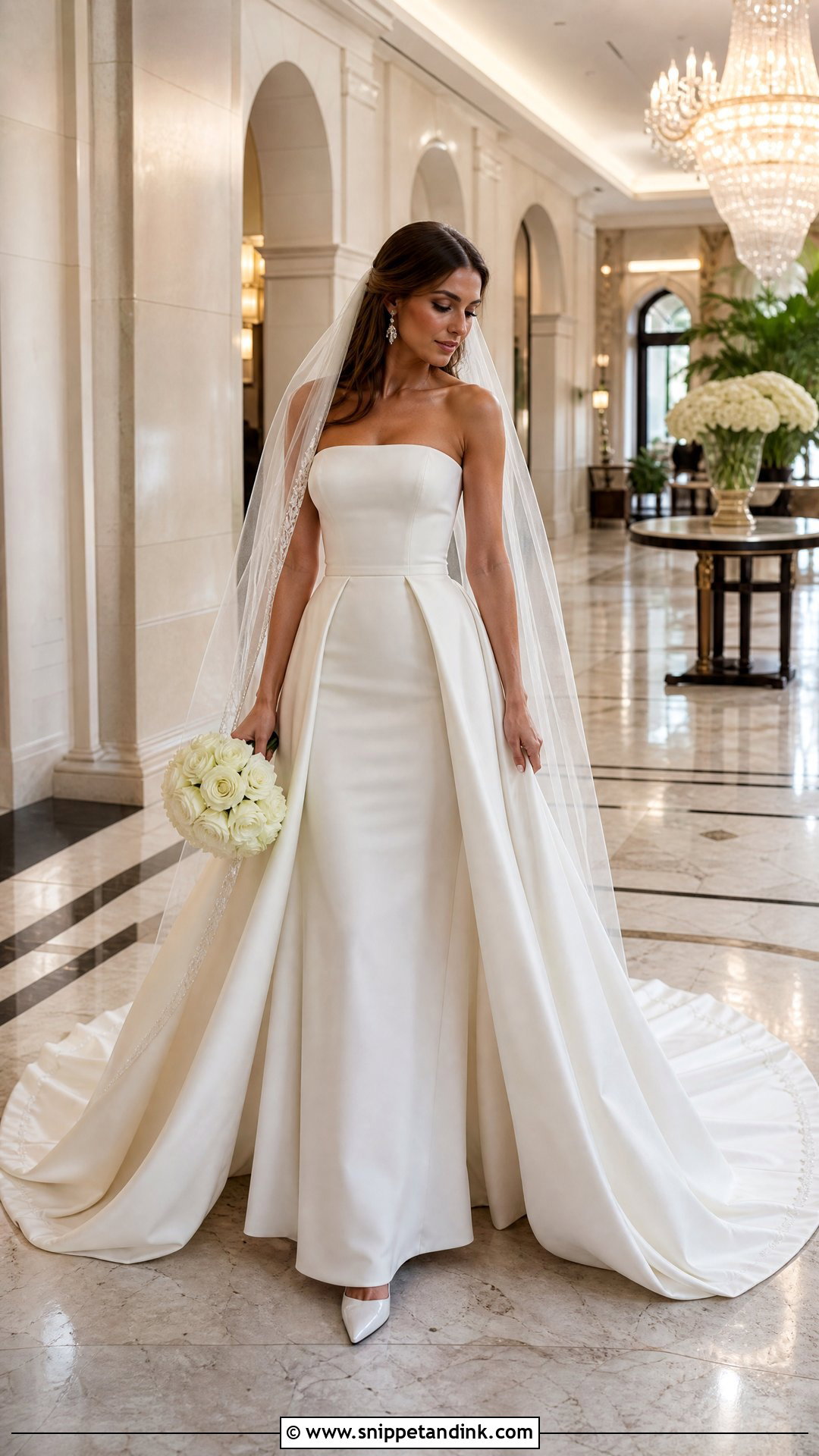 Convertible Overskirt Wedding Dress - Snippet and Ink - 20 Unique Wedding Dress Ideas
