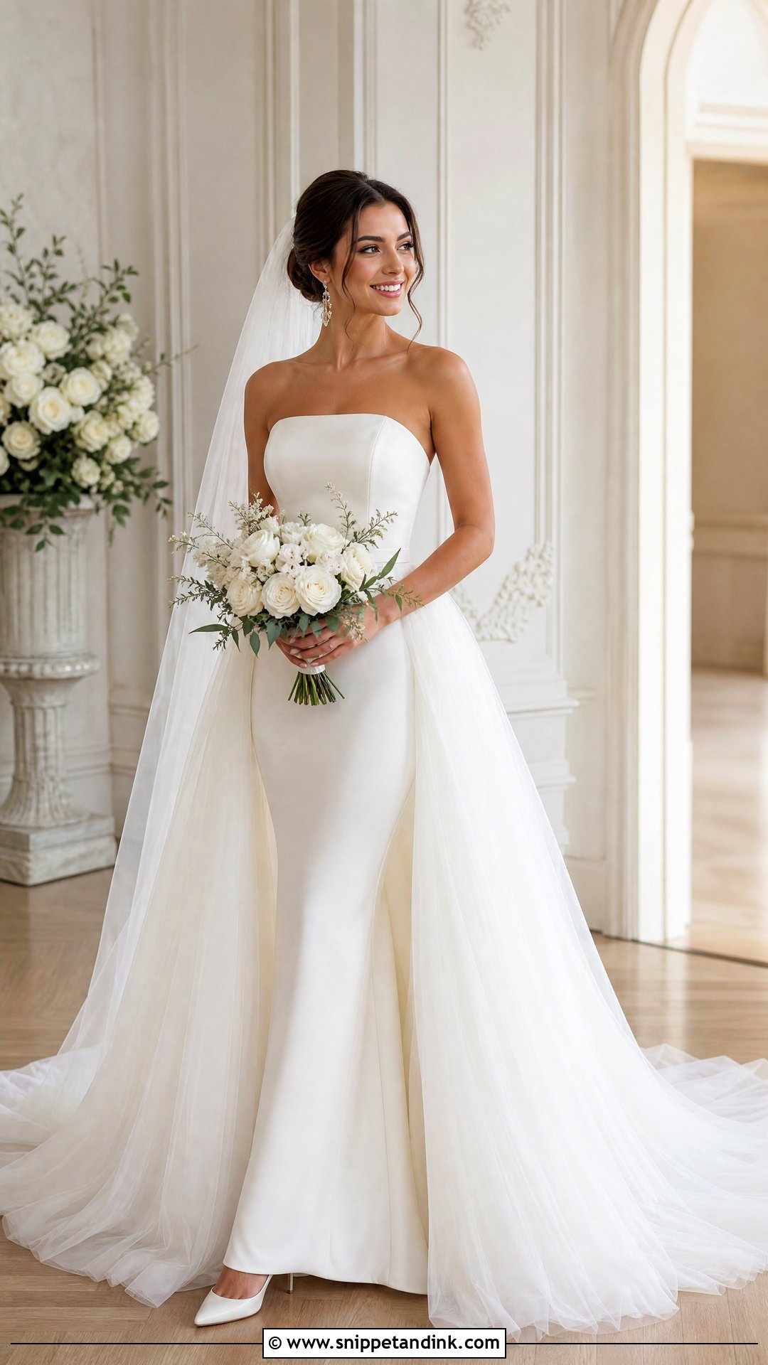 Convertible Overskirt Wedding Dress - Snippet and Ink - 20 Nice Wedding Dresses
