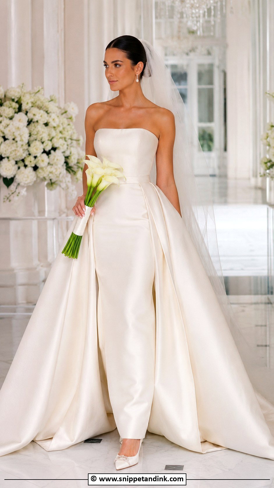 Convertible Overskirt Wedding Dress - Snippet and Ink - 35 Wedding Dress Styles
