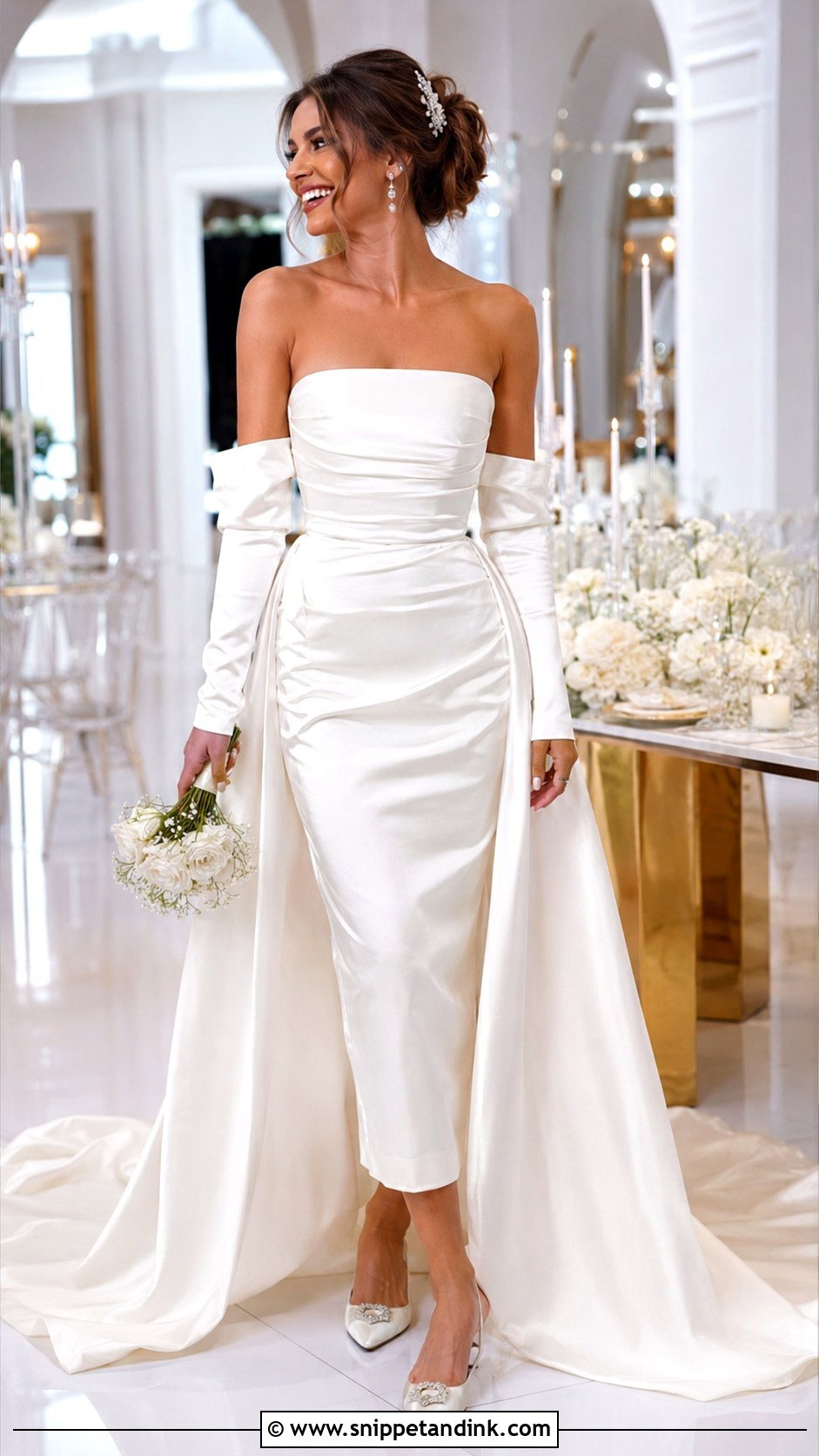 Convertible Reception Wedding Gown - Snippet and Ink - 20 Brides Gown Ideas