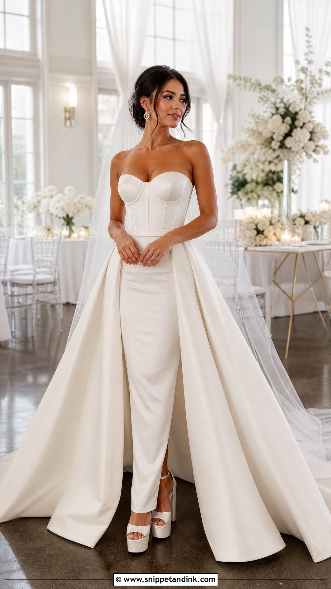 Convertible Two Piece Wedding Dress - Snippet and Ink - 25 Future Wedding Dress Ideas