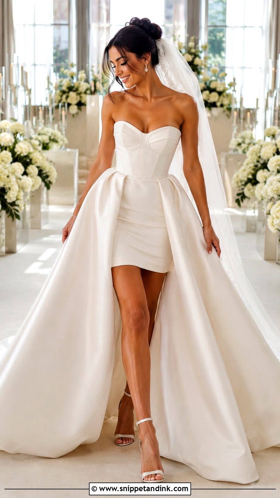 Convertible Wedding Dress Outfit - Snippet and Ink - 25 Wedding Outfit for Bride Ideas