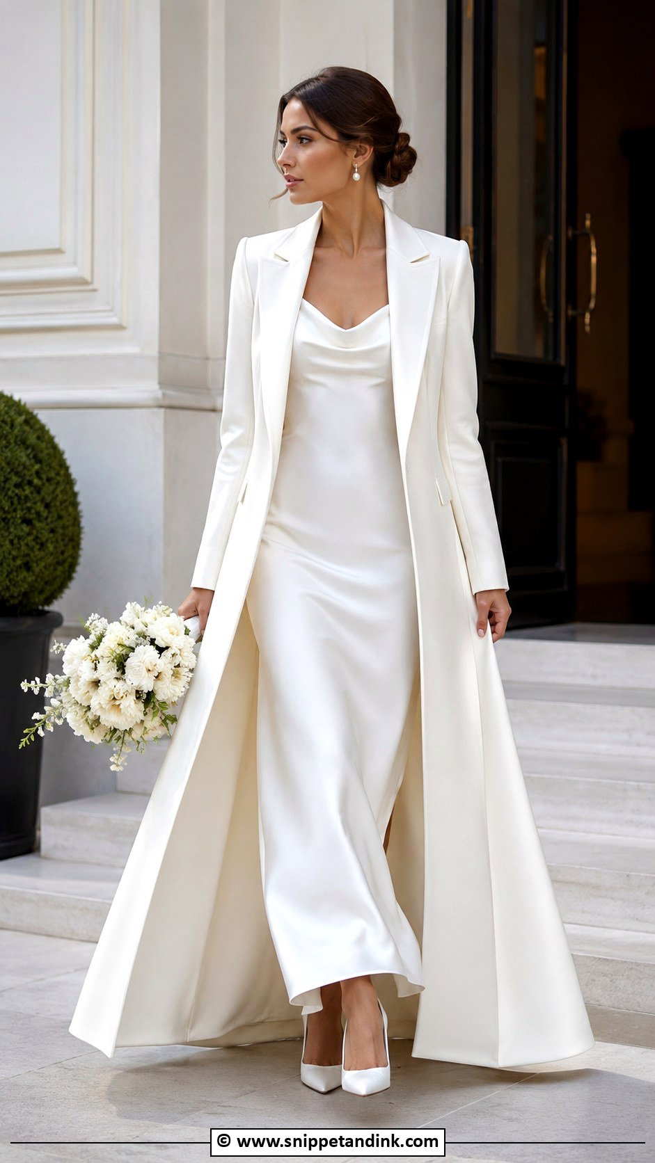 Convertible Wedding Dress With Bridal Coat - Snippet and Ink - 25 Convertible Wedding Dress Ideas