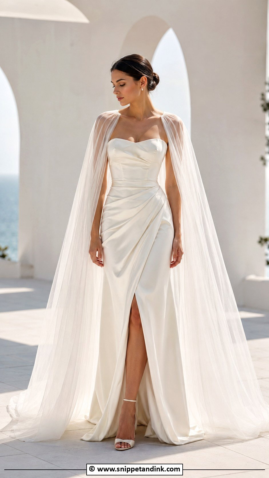 Convertible Wedding Dress With Cape - Snippet and Ink - 25 Convertible Wedding Dress Ideas