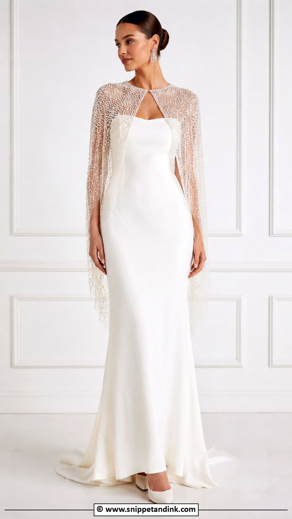 Convertible Wedding Dress With Detachable Beaded Topper - Snippet and Ink - 25 Convertible Wedding Dress Ideas