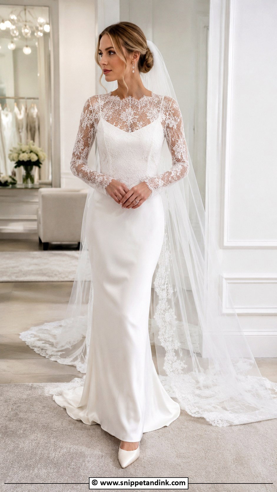 Convertible Wedding Dress With Detachable Lace Top - Snippet and Ink - 25 Convertible Wedding Dress Ideas