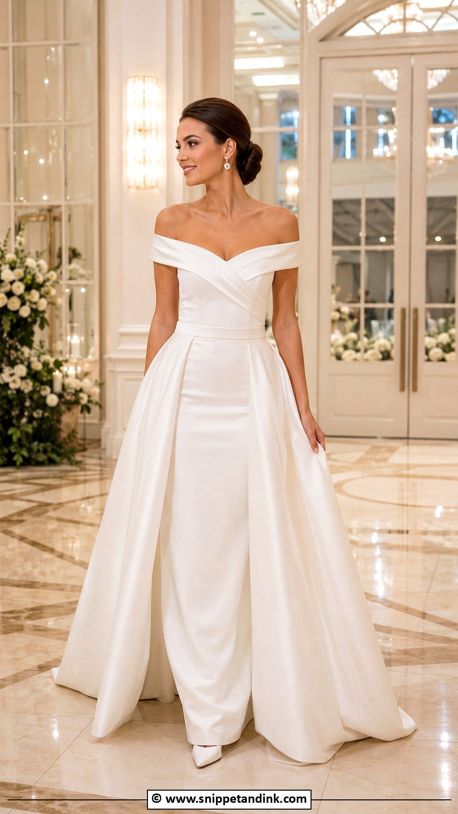 Convertible Wedding Dress With Detachable Satin Skirt - Snippet and Ink - 25 Convertible Wedding Dress Ideas