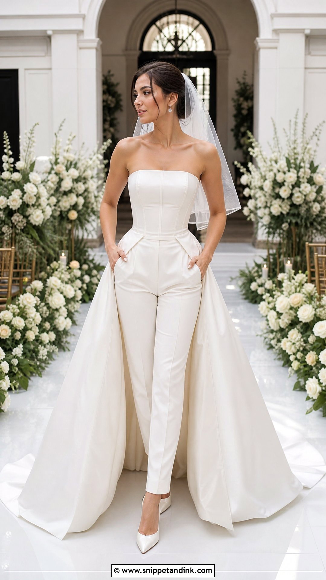 Convertible Wedding Dress With Pants - Snippet and Ink - 20 Wedding Dress with Pants Ideas