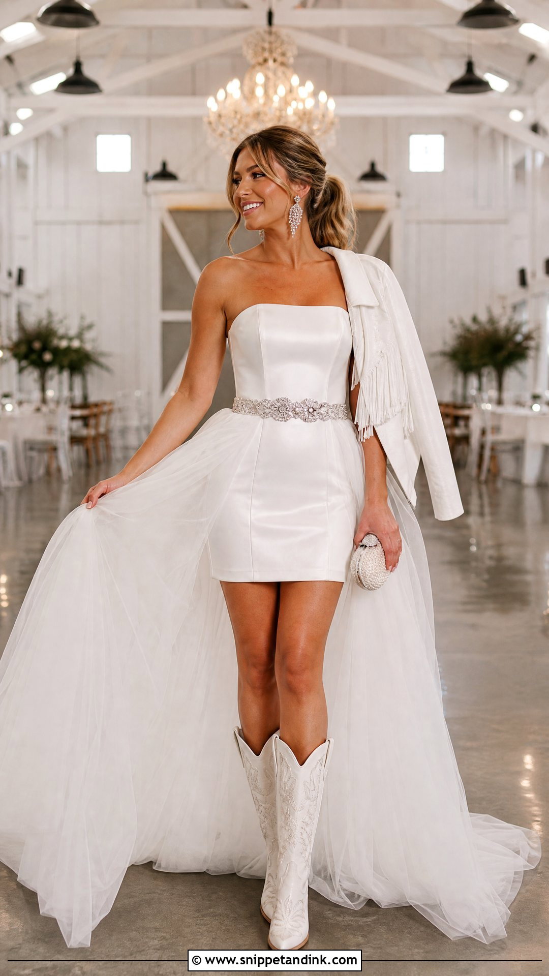 Convertible Western Wedding After Party Dress - Snippet and Ink - 20 Western Wedding After Party Dress Ideas