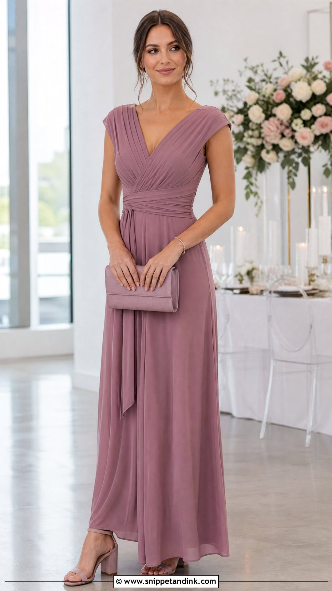 Convertible Wrap Bridesmaid Dress - Snippet and Ink - 20 Wedding Maids Dress Designs