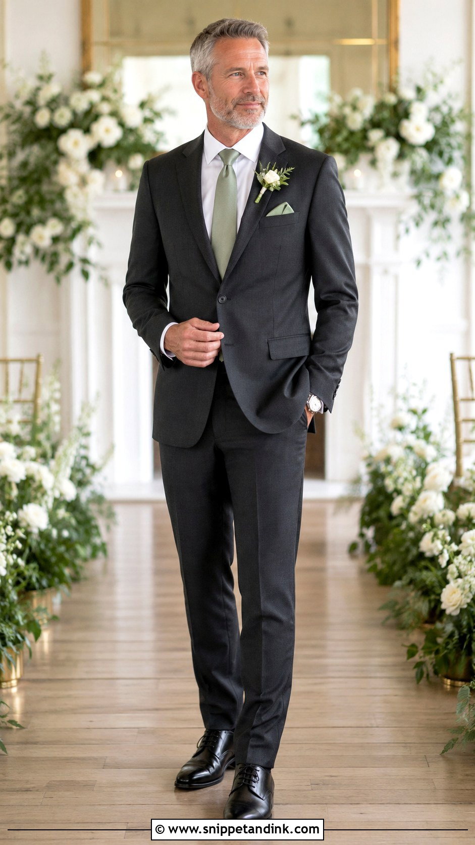 Coordinated Father Wedding Outfit - Snippet and Ink - 25 Father Wedding Outfit Ideas