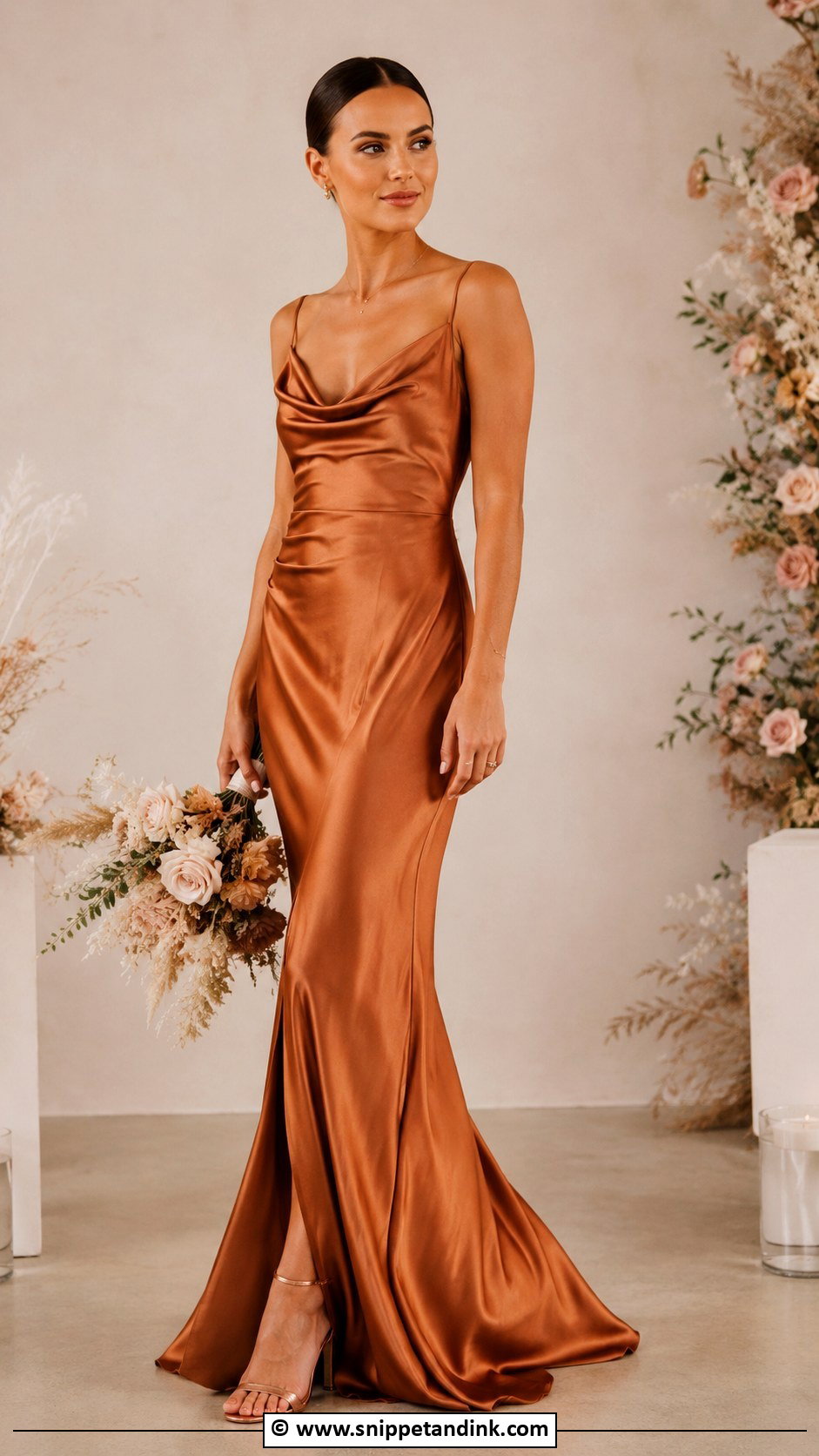 Copper Wedding Dress - Snippet and Ink - 25 Non Traditional Wedding Dress Colors
