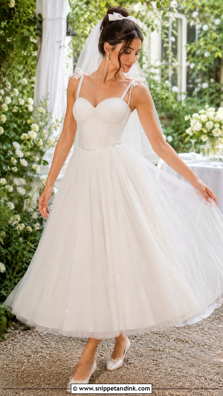 Coquette Ballerina Wedding Dress - Snippet and Ink - 25 Coquette Wedding Dress Ideas