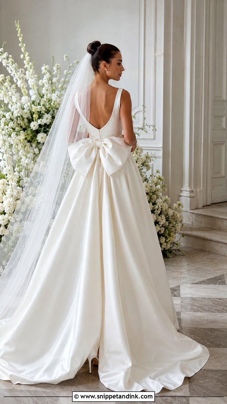 Coquette Bow Back Wedding Dress - Snippet and Ink - 25 Coquette Wedding Dress Ideas