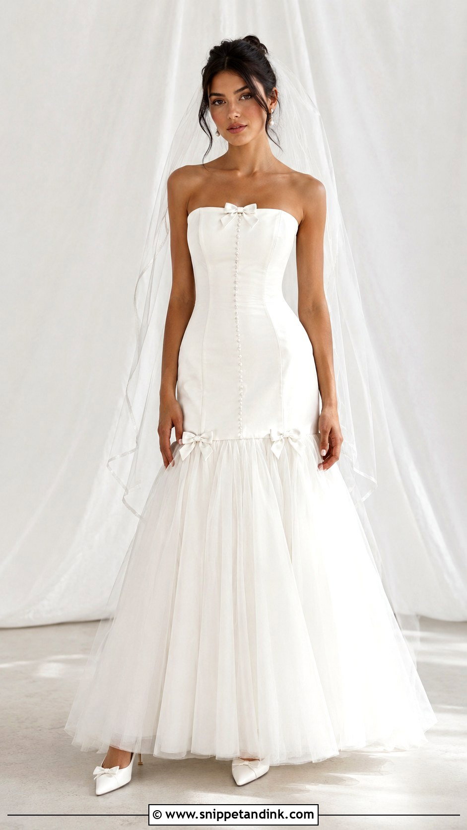 Coquette Drop Waist Wedding Dress - Snippet and Ink - 25 Coquette Wedding Dress Ideas