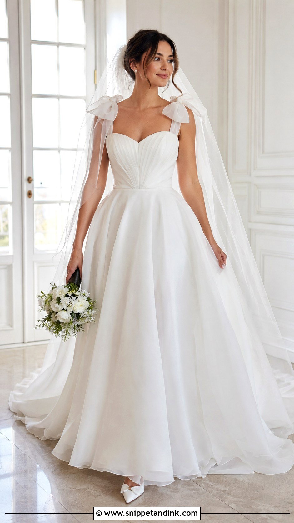 Coquette Organza Wedding Dress - Snippet and Ink - 25 Coquette Wedding Dress Ideas