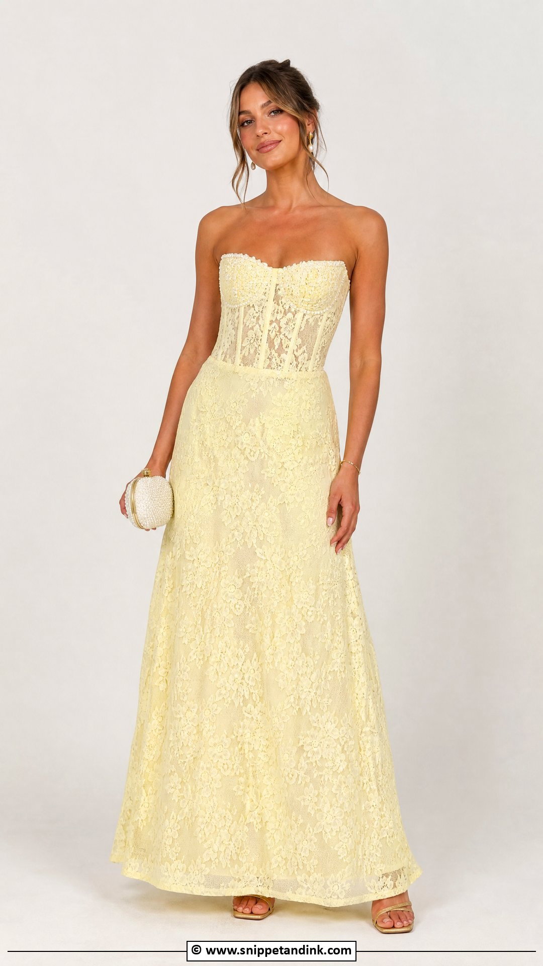 Cord Lace Corset Gown - Snippet and Ink - 35 Cord Lace Gown Styles