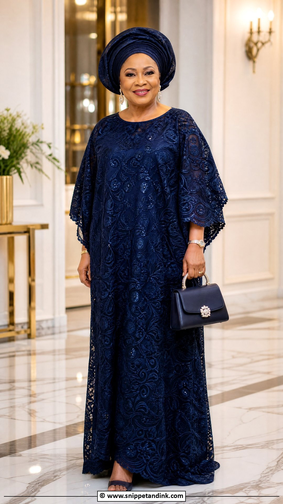 Cord Lace Gown For Mother Of The Bride - Snippet and Ink - 35 Cord Lace Gown Styles