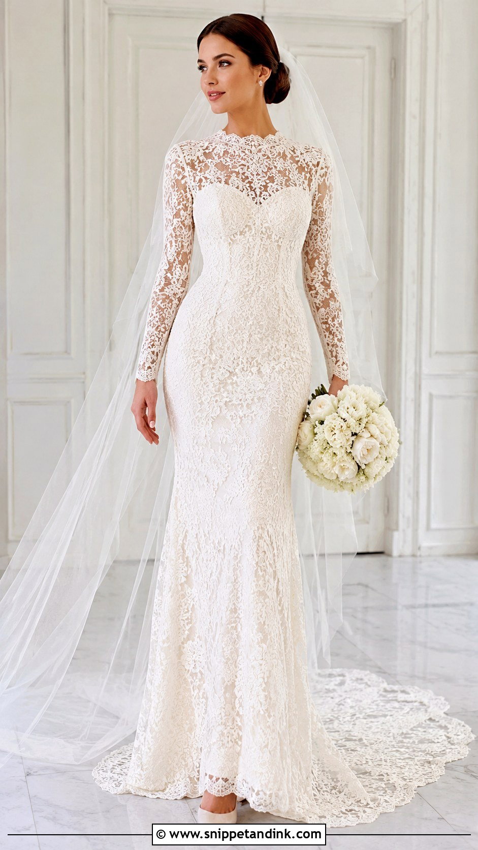 Corded Lace Wedding Dress - Snippet and Ink - 25 Elegant Lace Wedding Dress Ideas