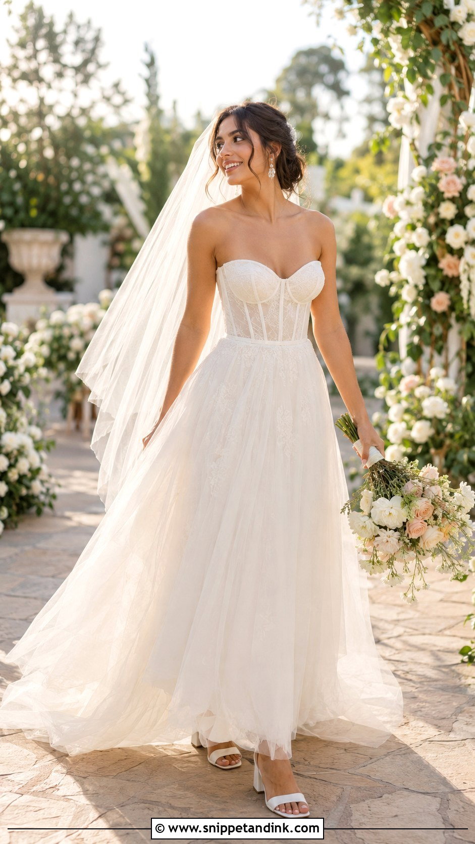Corset A Line Etsy Wedding Dress - Snippet and Ink - 20 Etsy Wedding Dress Ideas