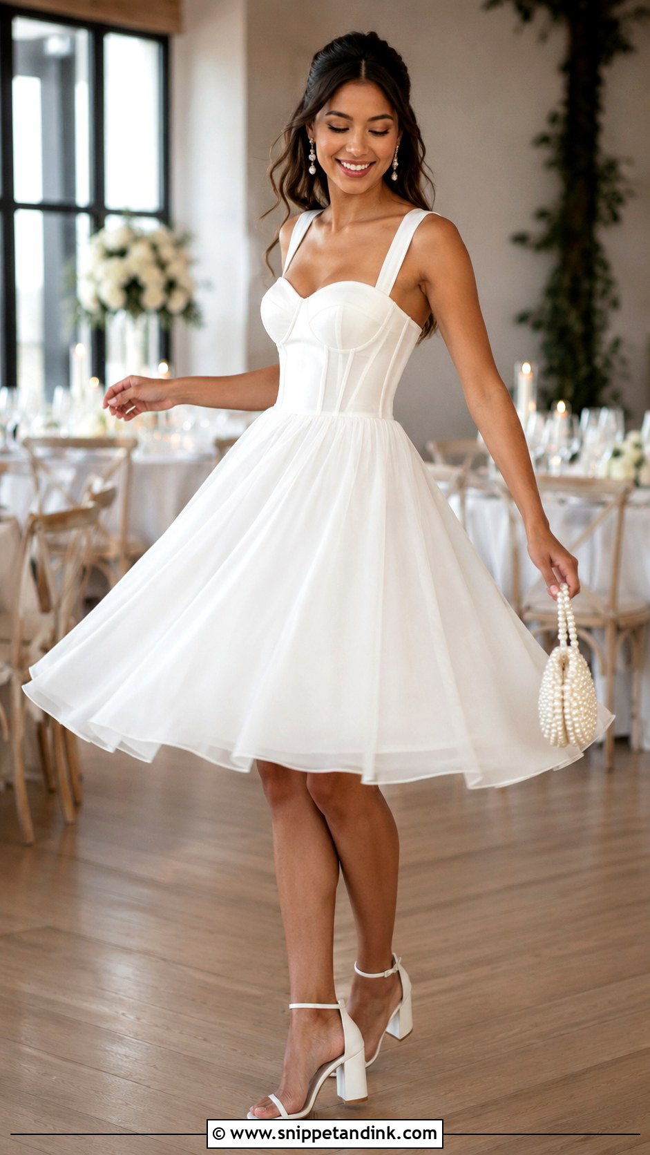 Corset A Line First Dance Dress - Snippet and Ink - 20 First Dance Dress Ideas
