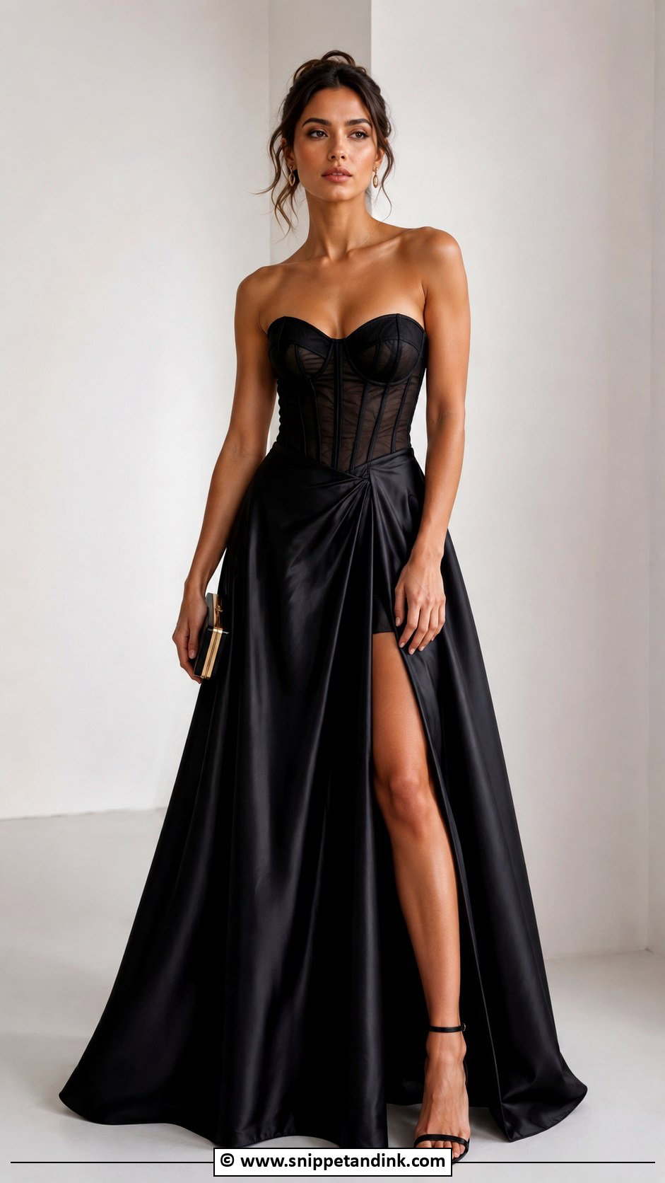 Corset A Line Gown Outfit - Snippet and Ink - 30 A Line Gown Ideas