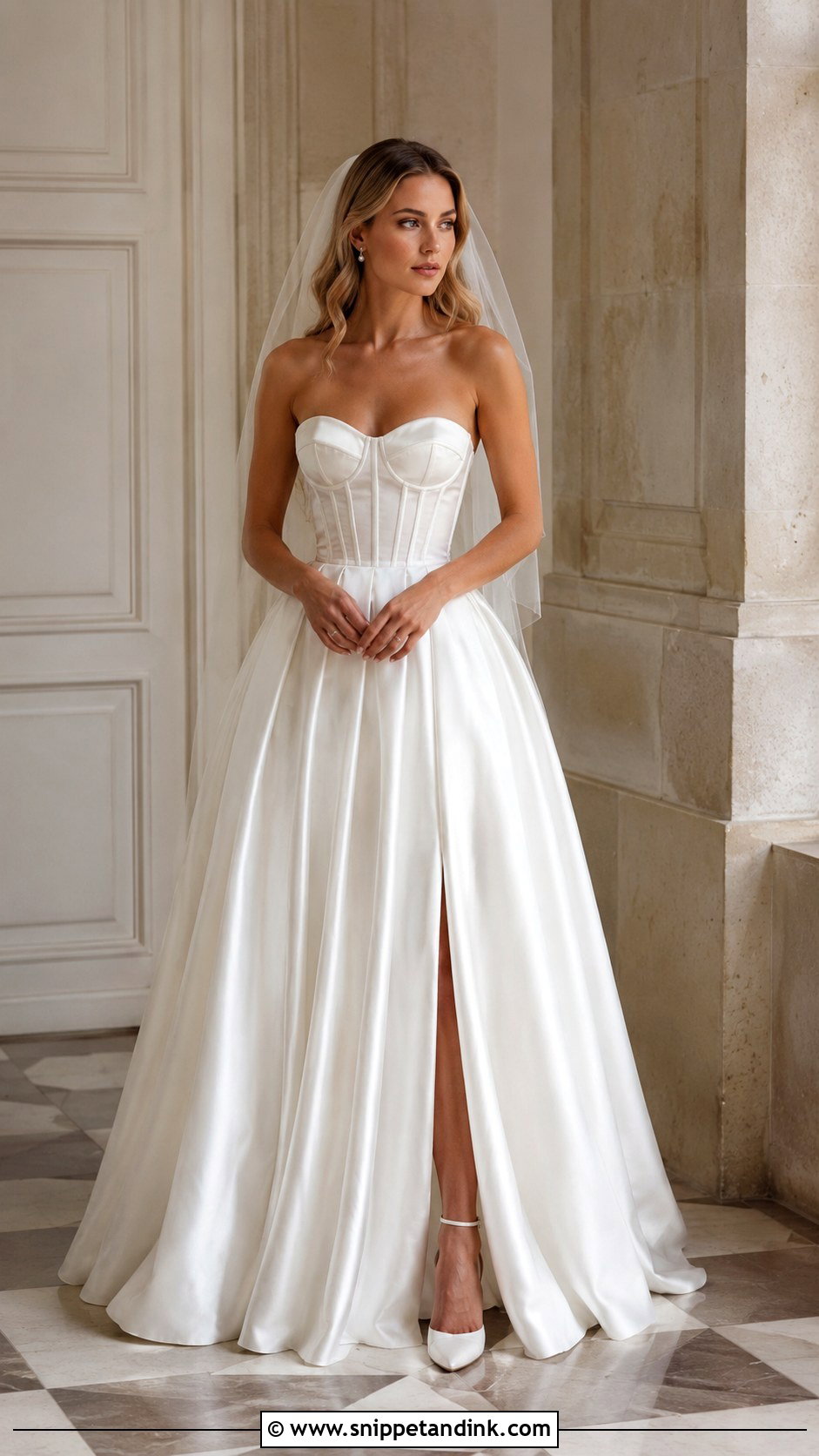 Corset A Line Wedding Dress - Snippet and Ink - 30 Wedding Dresses a Line