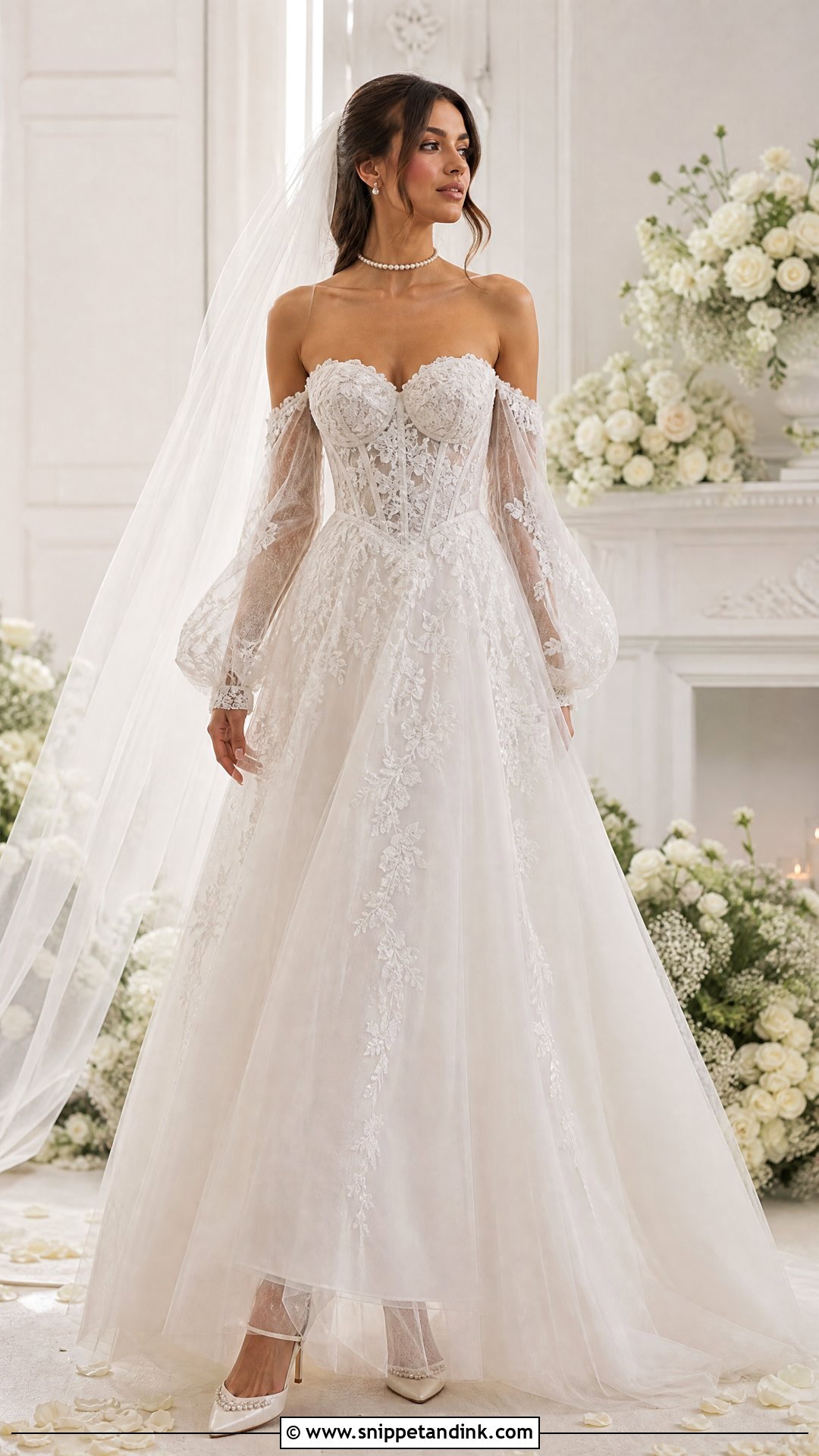 Corset A Line Wedding Dress - Snippet and Ink - 25 Romantic a Line Wedding Dress Ideas