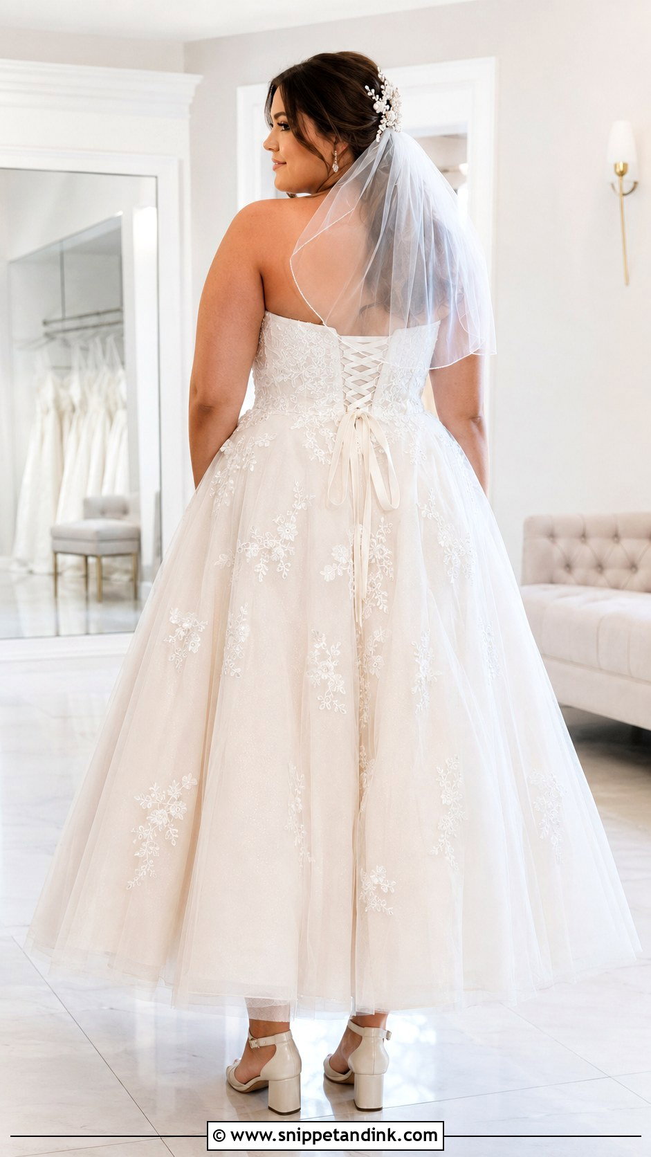 Corset Back Bodice Wedding Dress - Snippet and Ink - 20 Bodice Wedding Dress Ideas