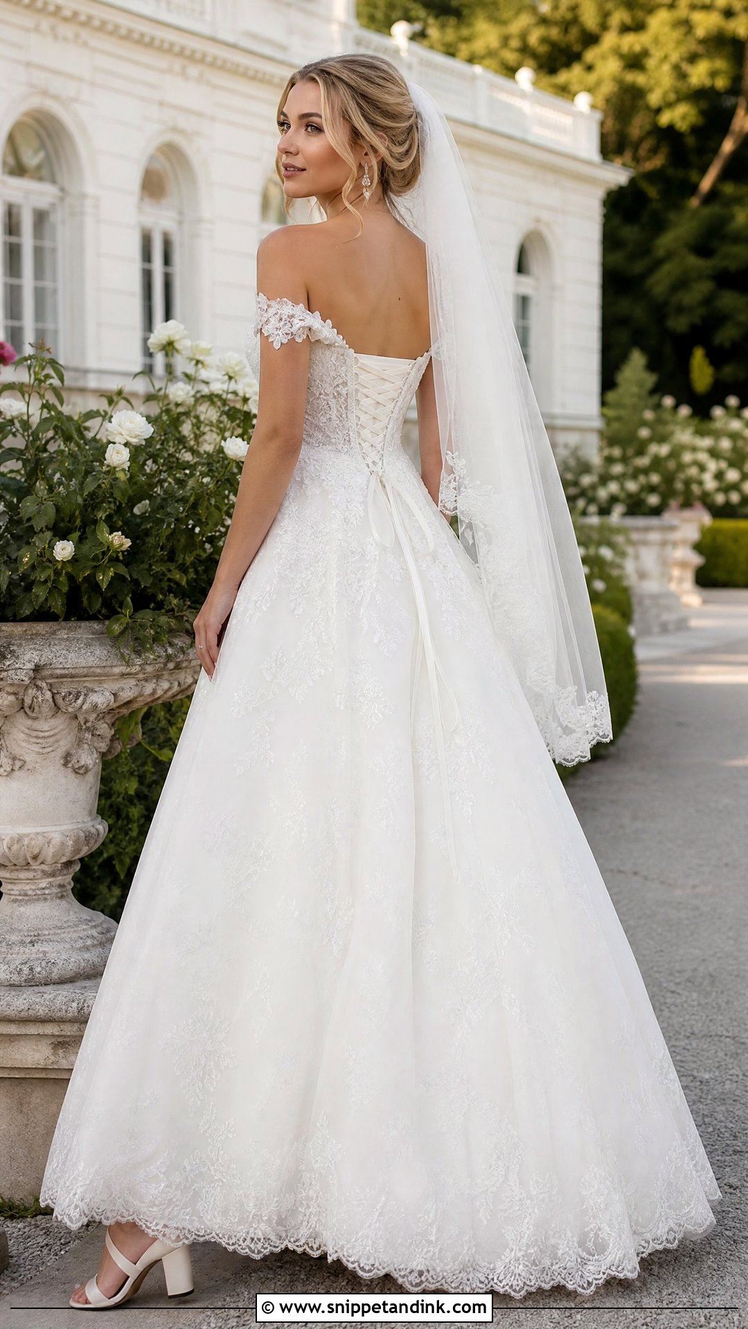 Corset Back Lace Wedding Dress - Snippet and Ink - 20 Wedding Dresses Back Detail