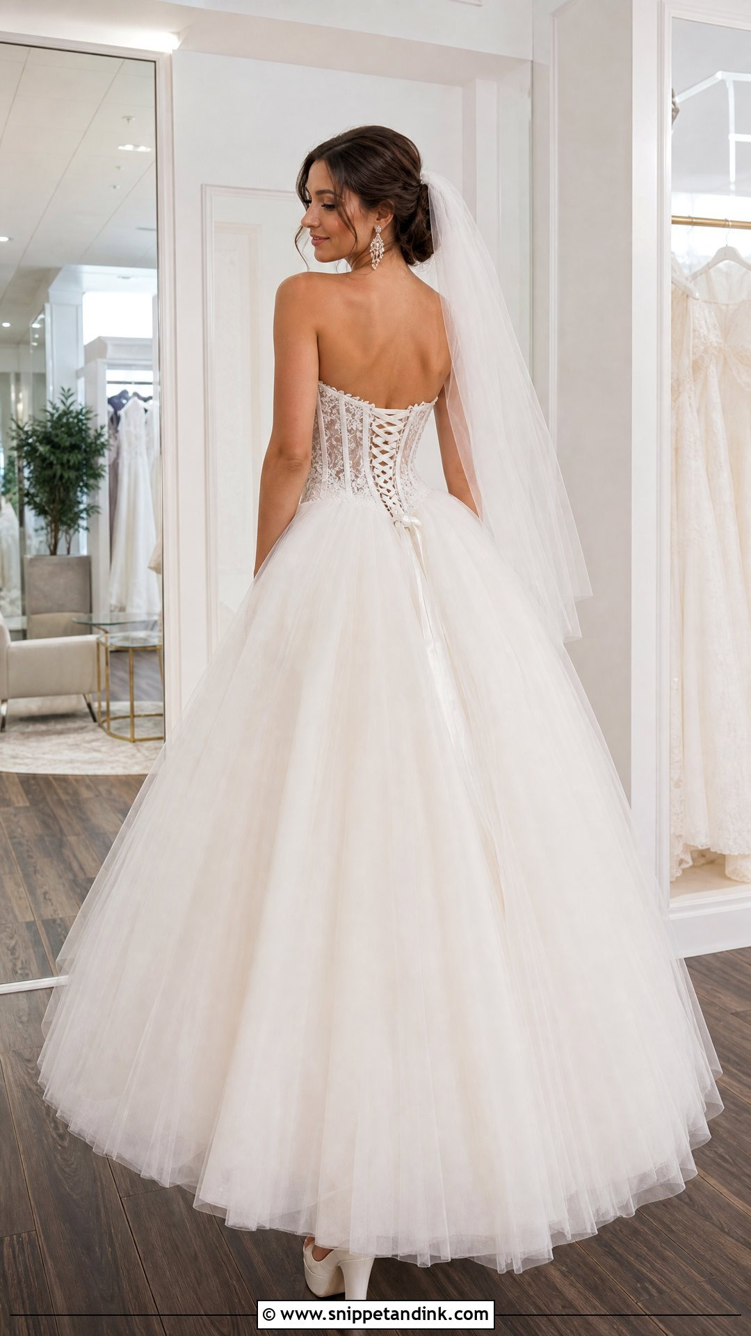 Corset Back Wedding Dress - Snippet and Ink - 20 Wedding Dress Back Detail Ideas