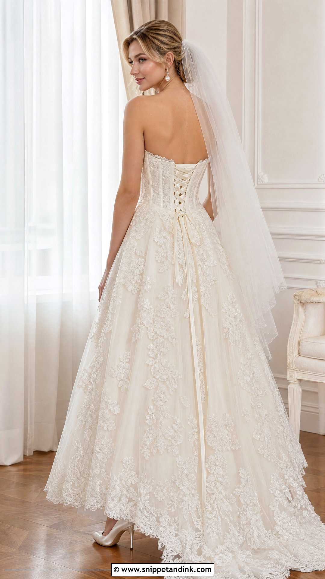 Corset Back Wedding Dress with Boning - Snippet and Ink - 20 Wedding Dress with Boning Ideas