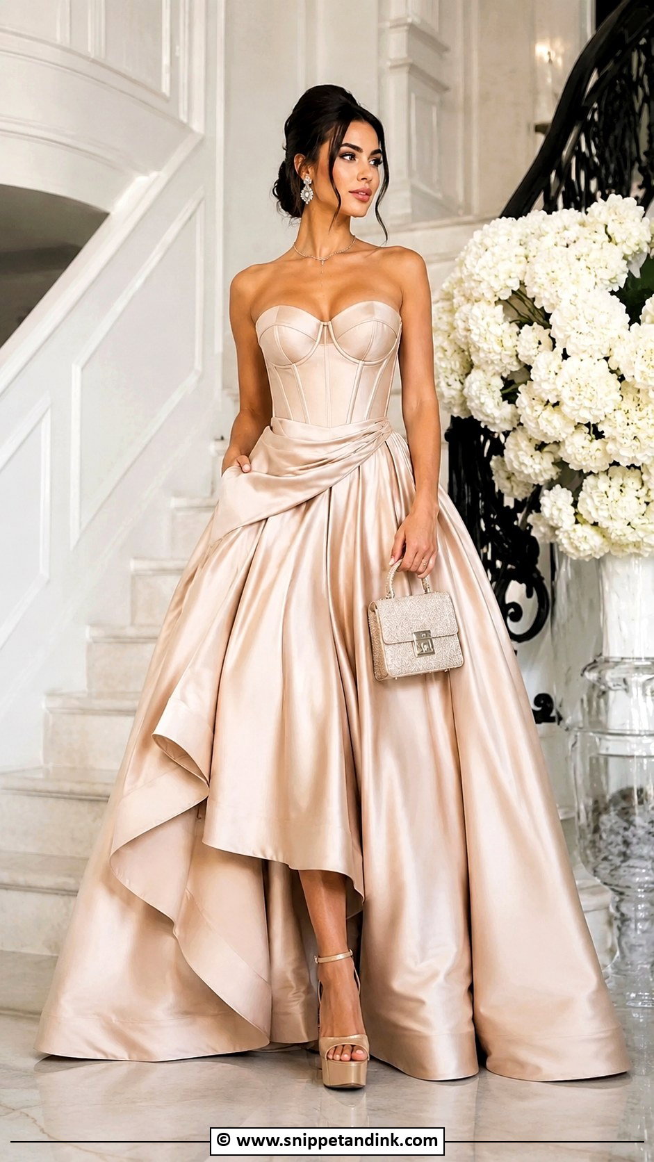 Corset Ball Gown Design - Snippet and Ink - 35 Trending Gown Designs
