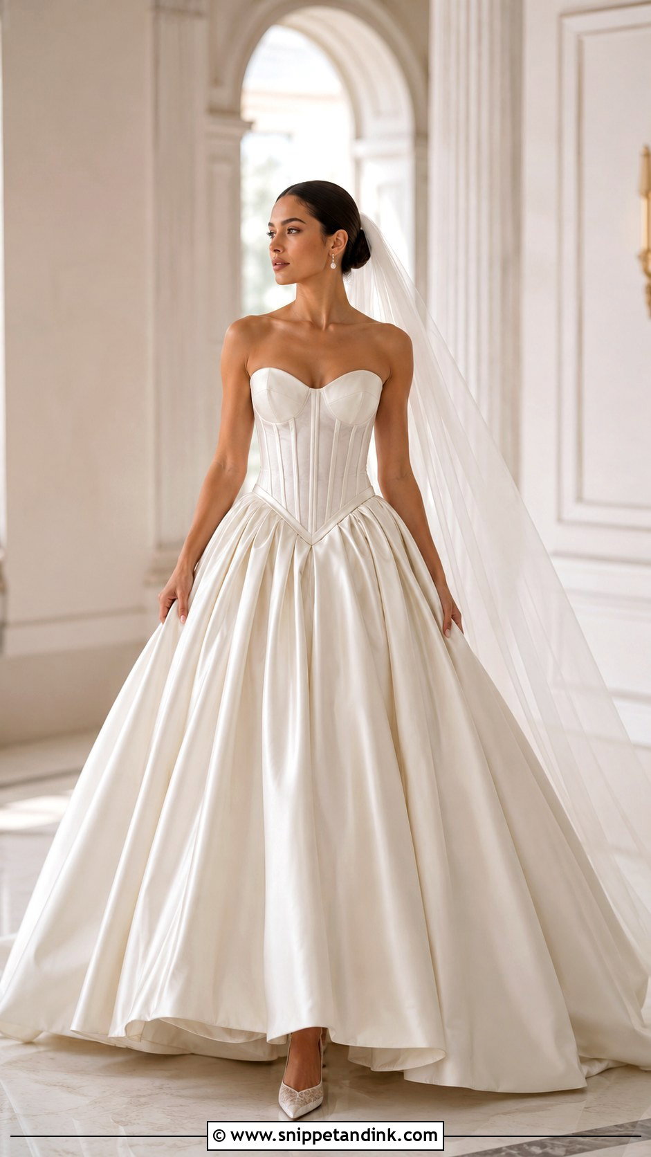 Corset Ball Gown Wedding Dress - Snippet and Ink - 20 Statement Wedding Dress Ideas