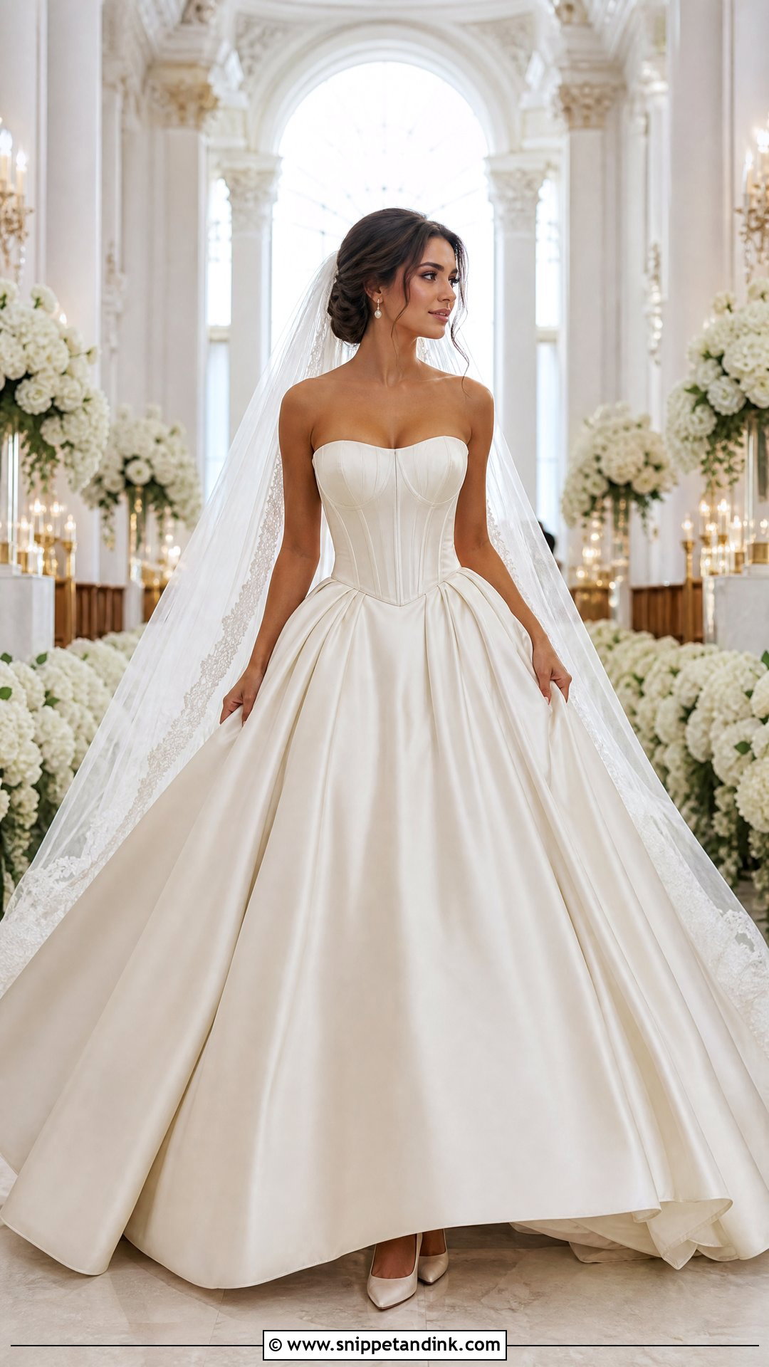 Corset Ball Gown Wedding Dress - Snippet and Ink - 25 Wedding Corset Ideas
