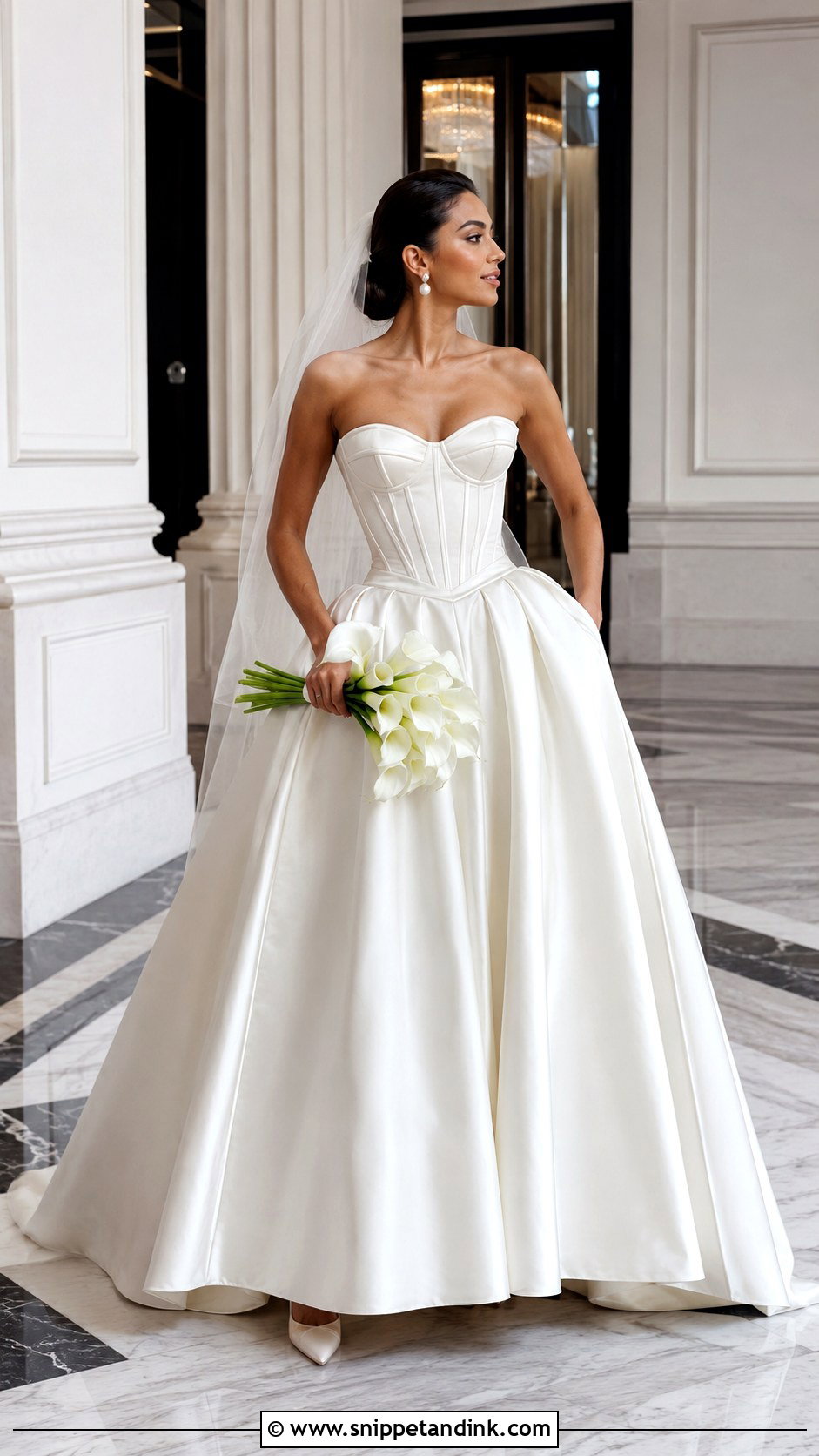 Corset Ball Gown Wedding Dress - Snippet and Ink - 20 Ball Wedding Dress Ideas