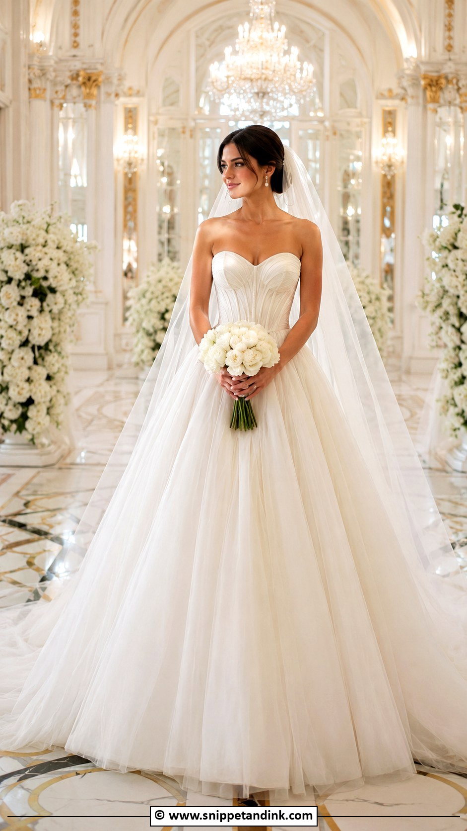 Corset Ball Gown Wedding Dress - Snippet and Ink - 30 Mystical Wedding Dress Ideas