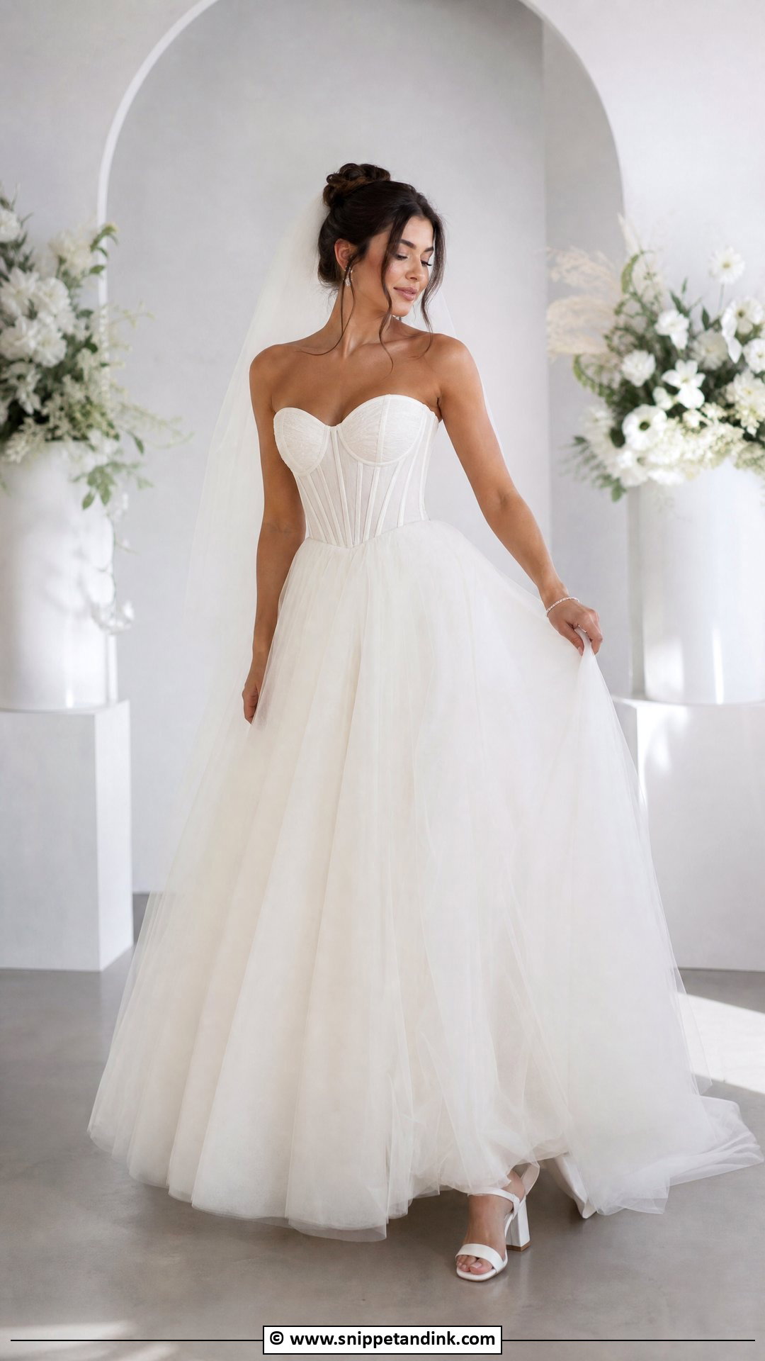 Corset Ball Gown Wedding Dress - Snippet and Ink - 35 Ball Gown Wedding Dress Ideas