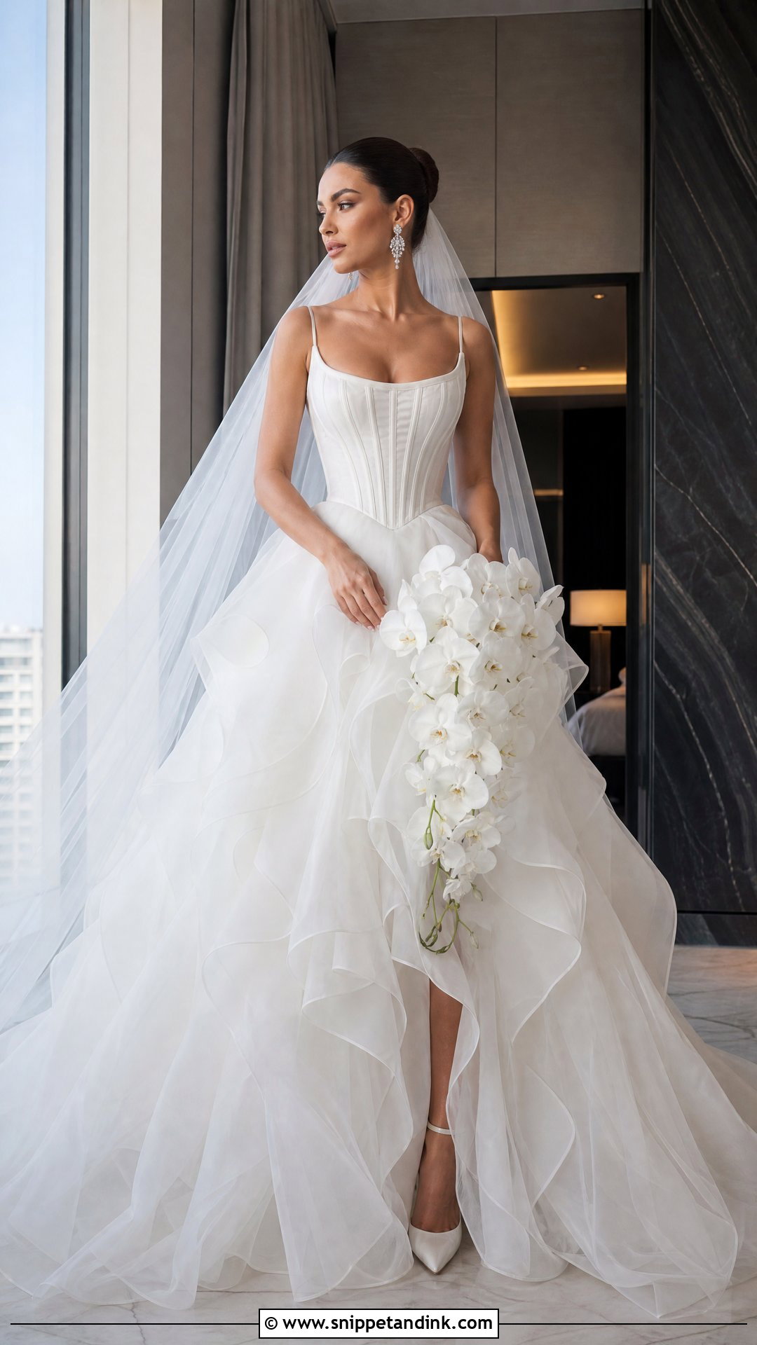 Corset Ball Gown Wedding Dress - Snippet and Ink - 20 Big Puffy Wedding Dresses