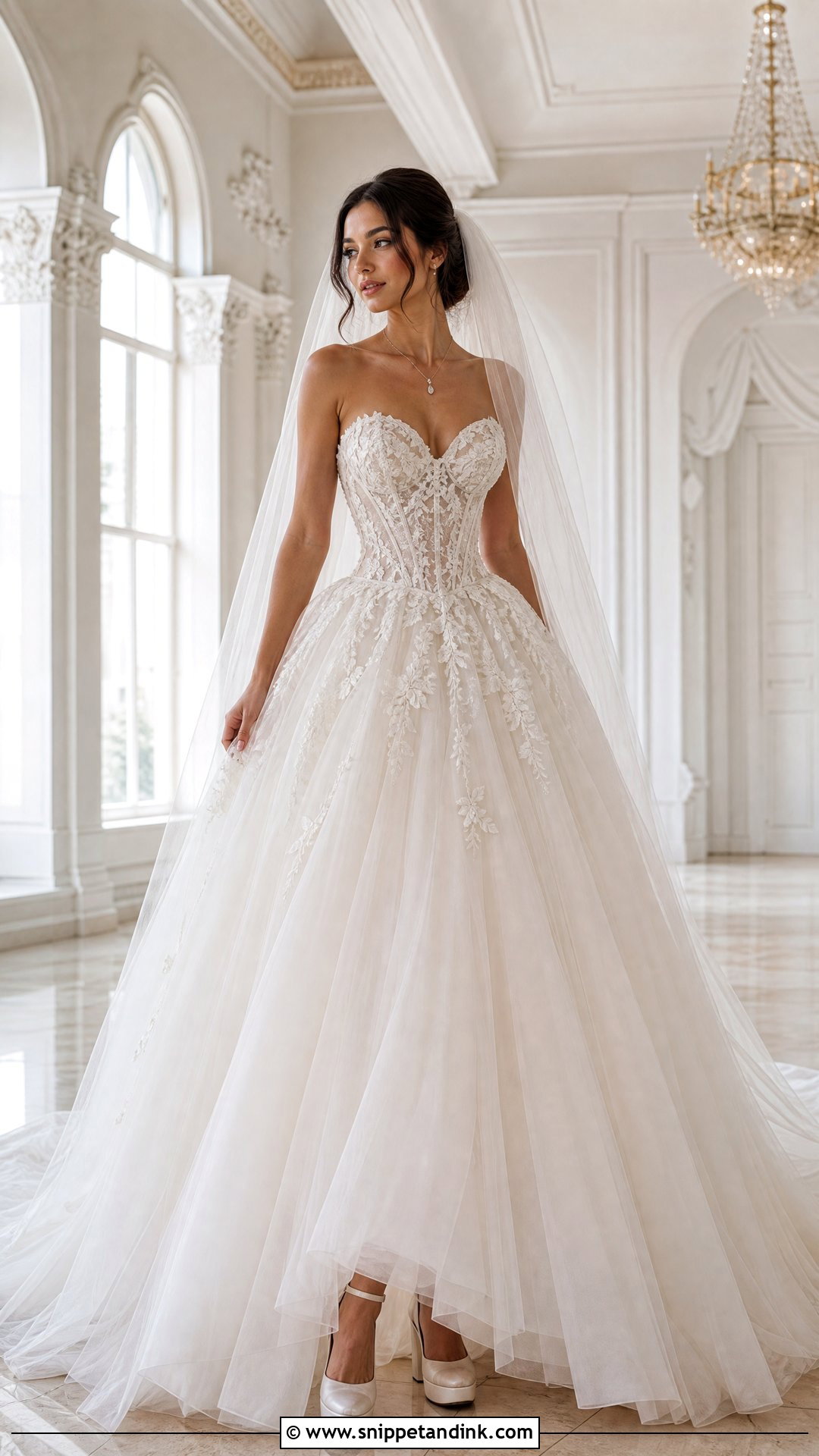 Corset Ball Wedding Gown - Snippet and Ink - 20 Whimsical Wedding Gown Ideas