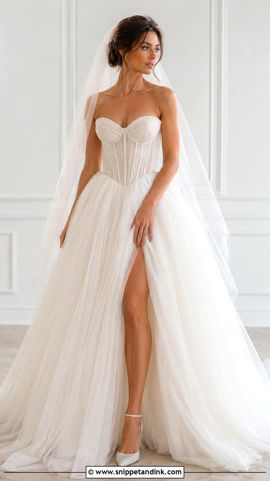 Corset Ballgown Wedding Dress - Snippet and Ink - 25 Ballgown Wedding Dresses