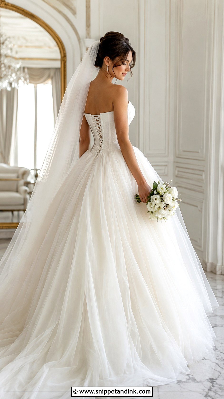 Corset Big Skirt Wedding Dress - Snippet and Ink - 20 Big Skirt Wedding Dress Ideas