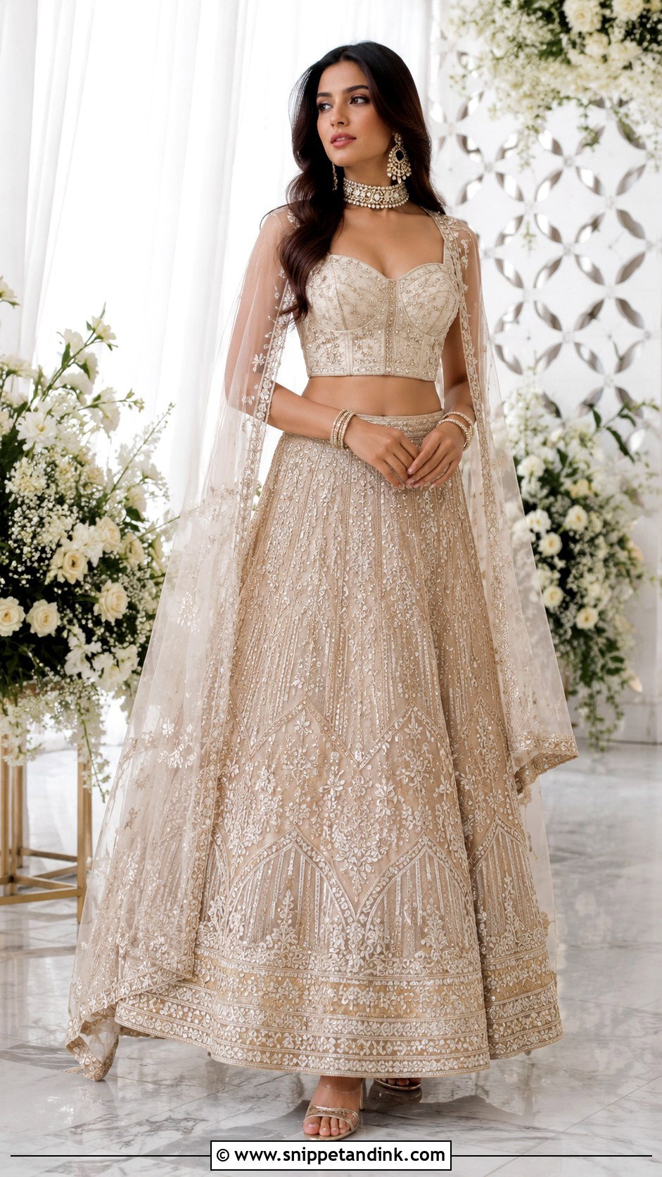 Corset Blouse Bridal Lehenga - Snippet and Ink - 20 Lehanga Designs Bridal Collection