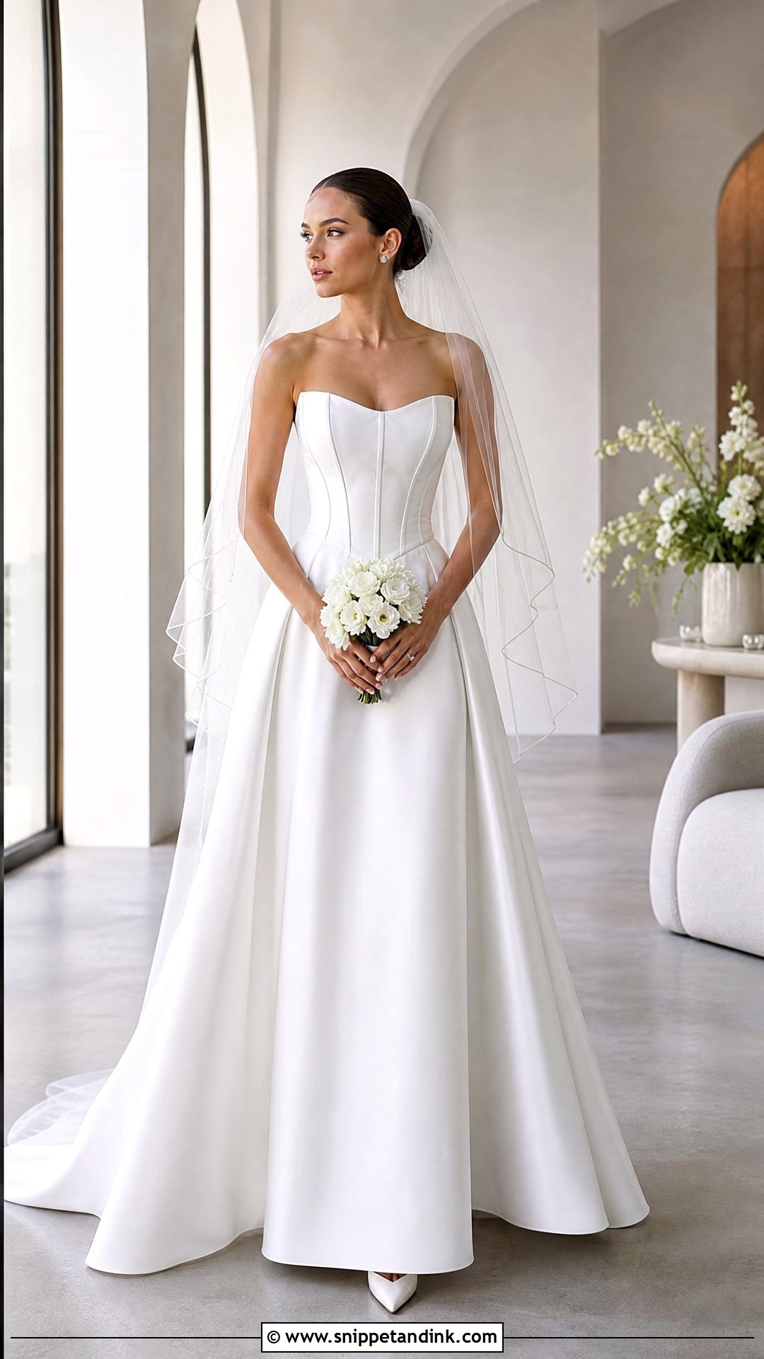 Corset Bodice A Line Wedding Dress - Snippet and Ink - 20 Unique Simple Wedding Dress Ideas