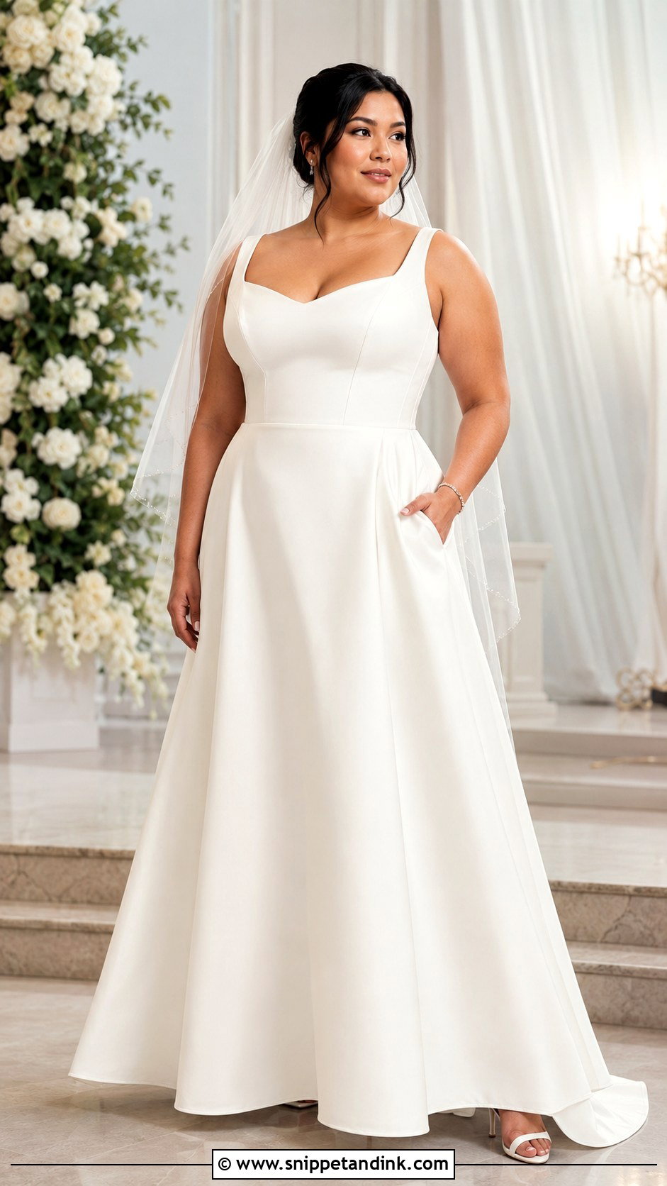 Corset Bodice A Line Wedding Dress - Snippet and Ink - 20 Simple Unique Wedding Dresses