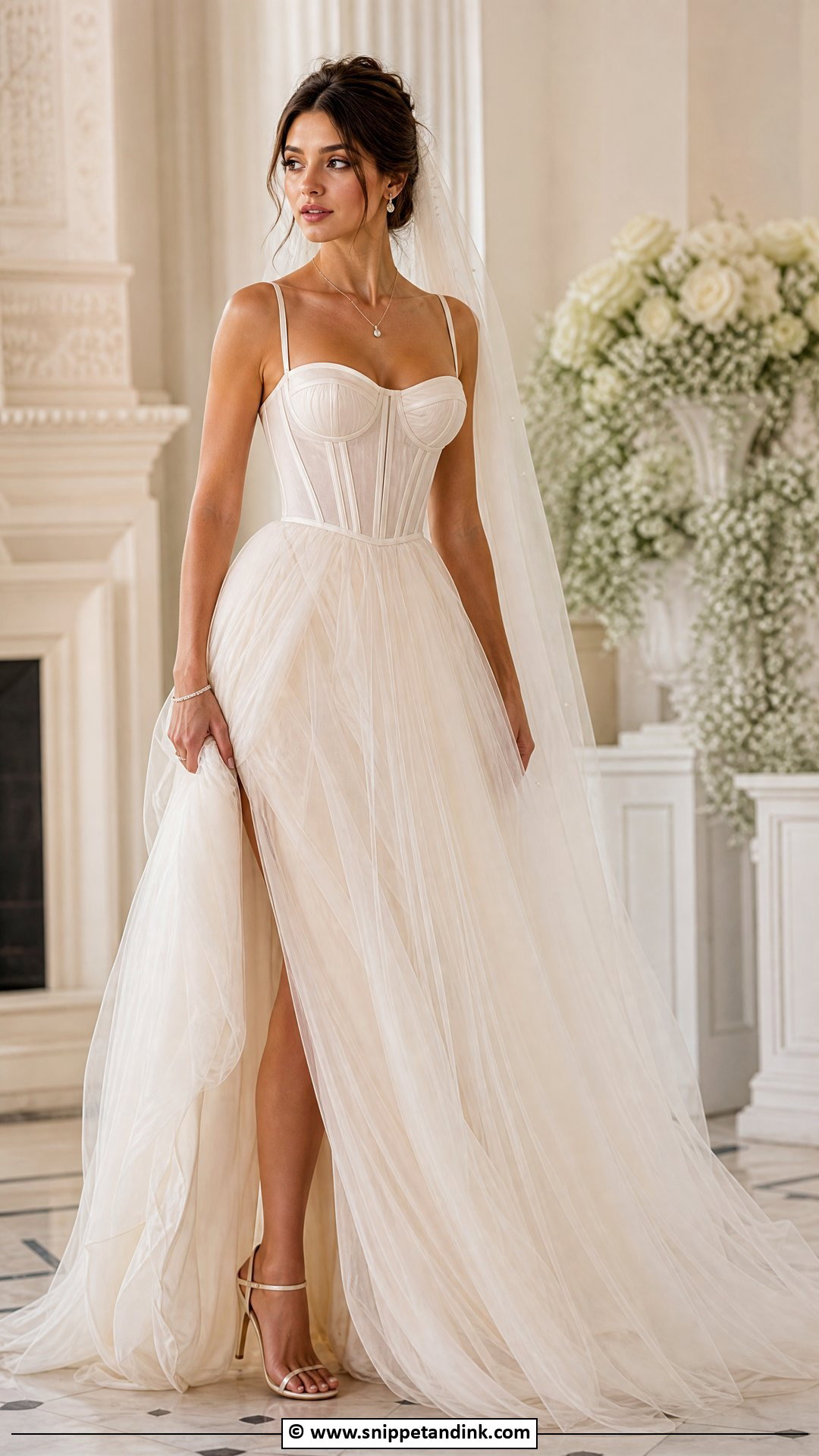 Corset Bodice Bridal Dress - Snippet and Ink - 35 Latest Bridal Dresses